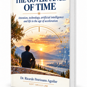 English book mockup cover for The Governance of Time